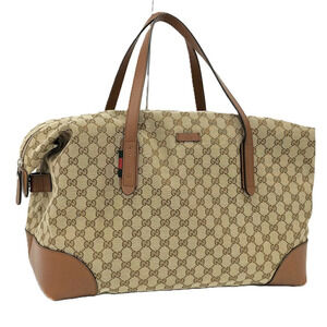 Gucci Boston Bag GG Canvas Beige